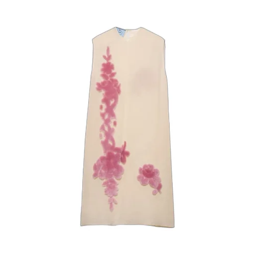 Embroidered Georgette Dress