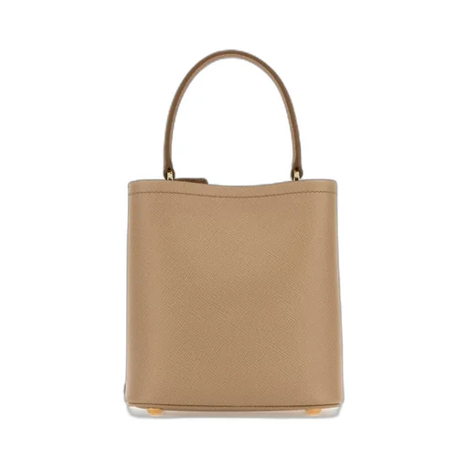 Panier Logo Embossed Bucket Bag
