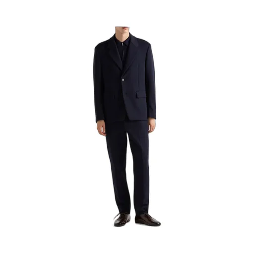 Single-Breasted Technical Gabardine Jacket