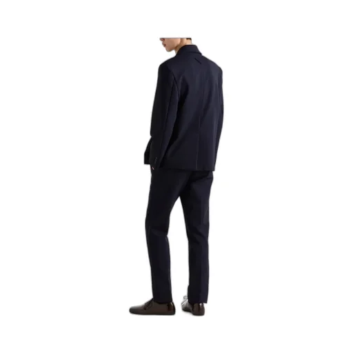 Single-Breasted Technical Gabardine Jacket