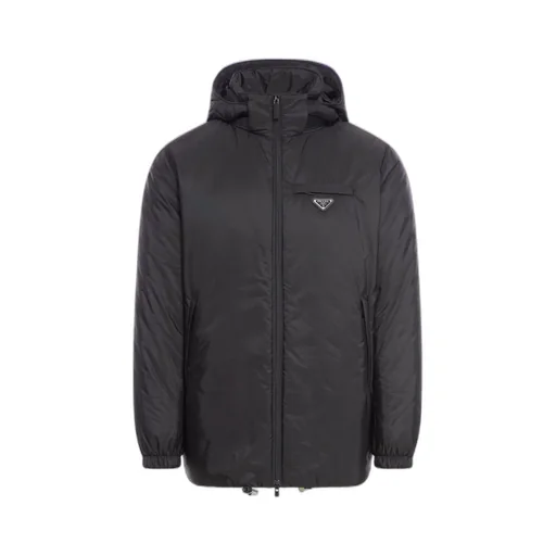 Logo Plaque Padded Jacket