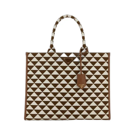 Triangle-Logo Tote Bag