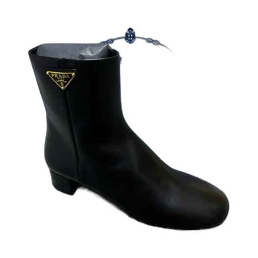 Round-Head Short Boots