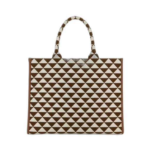 Triangle-Logo Tote Bag