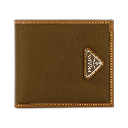 Triangle-Logo Bifold Wallet