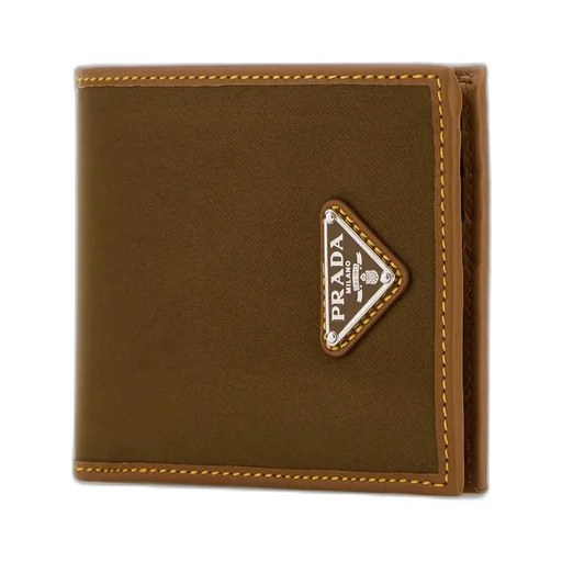 Triangle-Logo Bifold Wallet