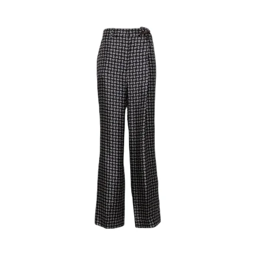 Pattern-Printed Trousers