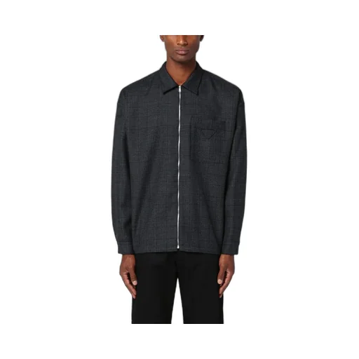 Checked Zipped Shirt