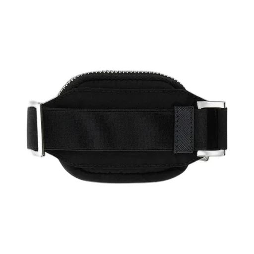 Triangle-Logo Zipped Key Tag