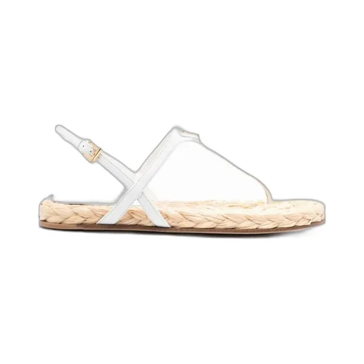 Triangle-Logo Thong Sandals