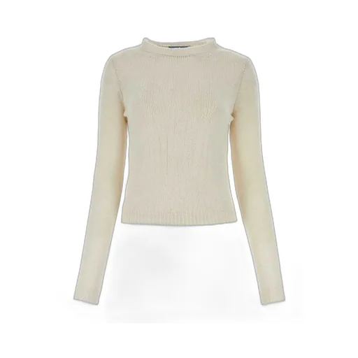 Boat Neck Sleeved Sweater