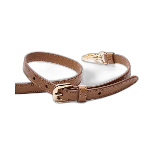 Logo-Lettering Leather Crossbody Bag