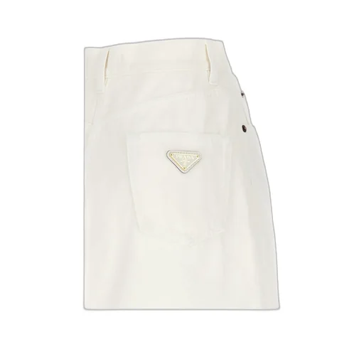 Triangle-Logo Mini Skirt