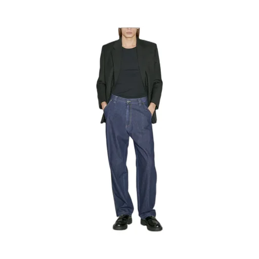 Multi-Pocket Denim Trousers