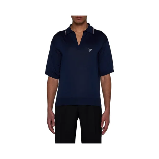 Logo Embroidered Short-Sleeved Polo Shirt