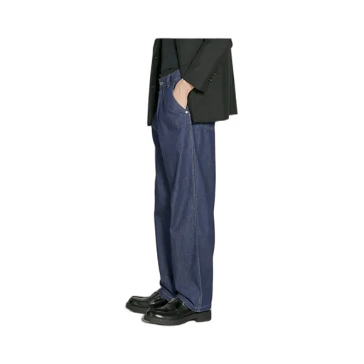 Multi-Pocket Denim Trousers