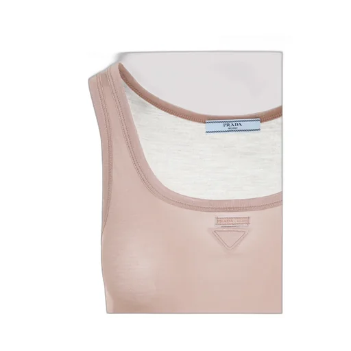 Logo-Detailed Sleeveless Top