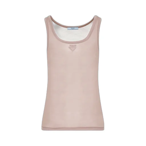 Logo-Detailed Sleeveless Top
