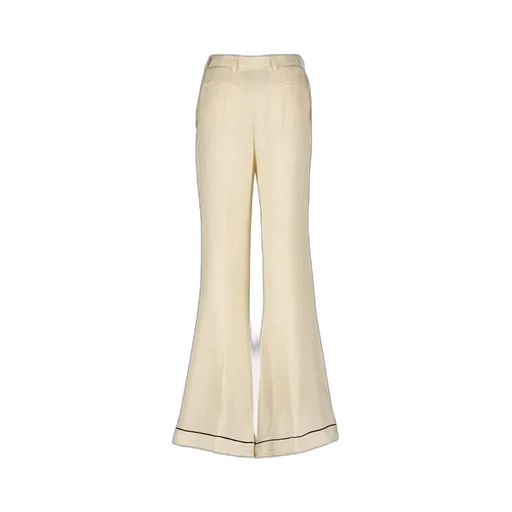 High Waist Tonal Stitched Trousers