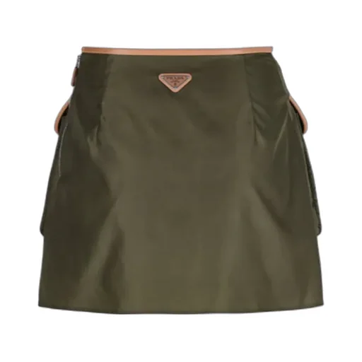 Logo Patch Pocket-Detailed Mini Skirt