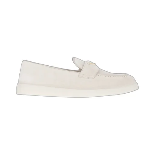 Logo Plaque Slip-On Loafers