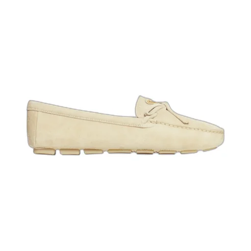 Triangle-Logo Slip-On Loafers