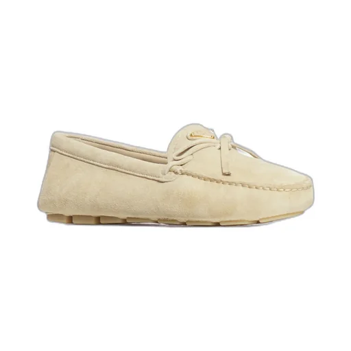 Triangle-Logo Slip-On Loafers