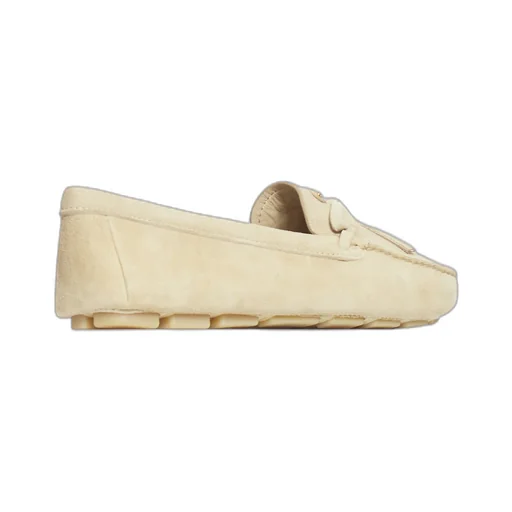 Triangle-Logo Slip-On Loafers