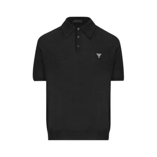Buckle Short-Sleeved Polo Shirt