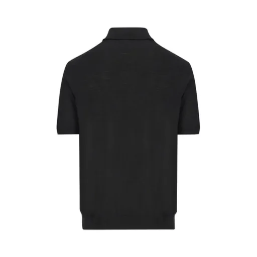 Buckle Short-Sleeved Polo Shirt