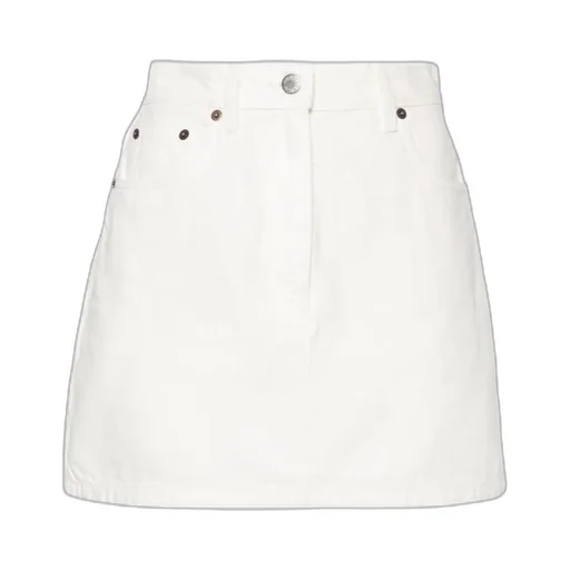 Triangle-Logo Mini Skirt