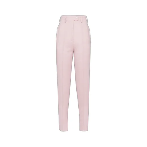 High-Waist Tapered-Leg Trousers