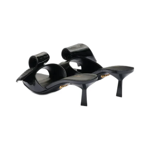 Bow-Detailed Slip-On Sandals