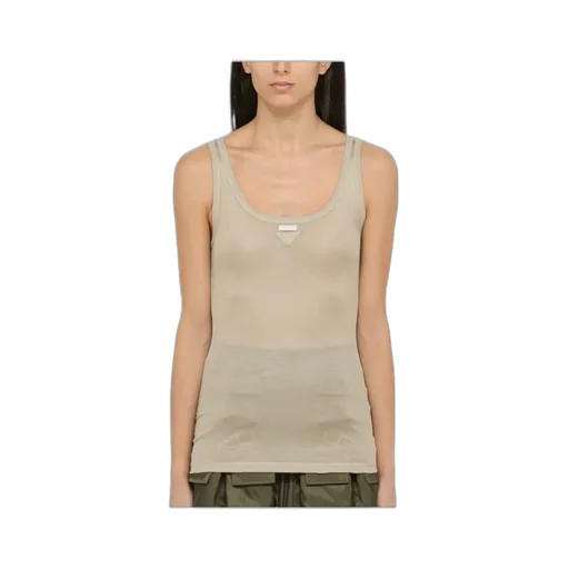 Triangle-Logo Tank Top