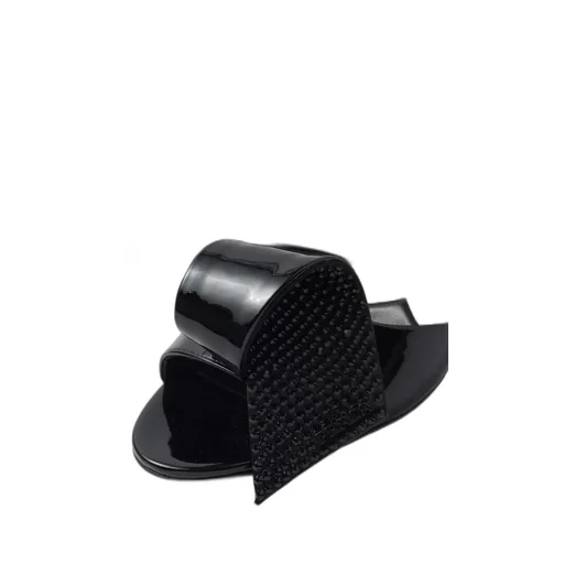 Bow-Detailed Slip-On Sandals