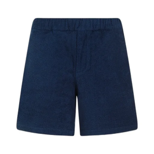 Logo-Plaque Cotton Shorts