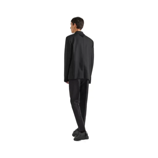 Wool Long-Sleeved Suit Jacket