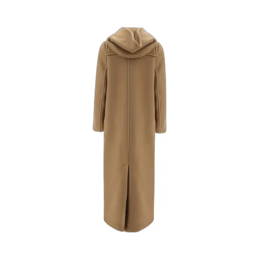 Hooded Long-Sleeved Coat