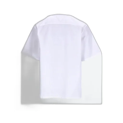 Rose-Appliqué Short-Sleeved Shirt