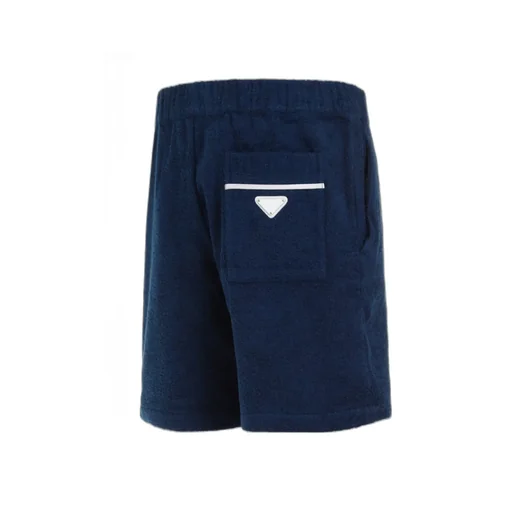 Logo-Plaque Cotton Shorts