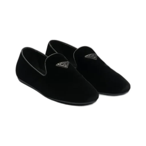 Velvet Slip-On Shoes