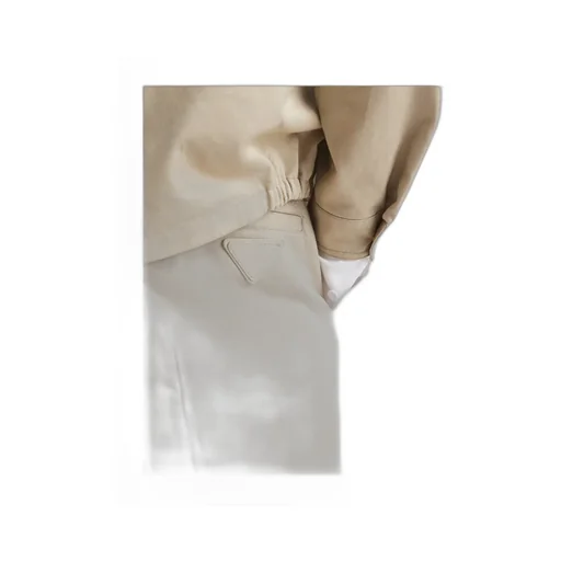 Pleated Knee-Length Shorts