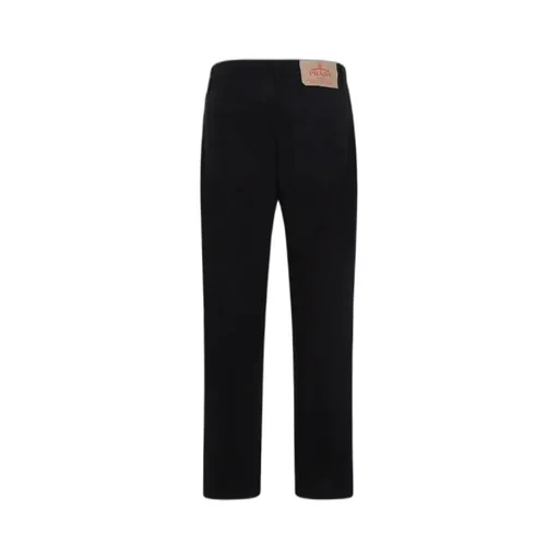 Logo-Patch Straight-Leg Jeans