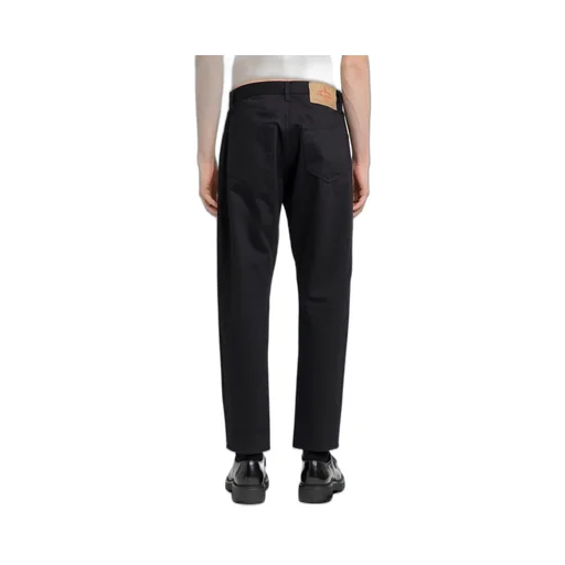 Logo-Patch Straight-Leg Jeans