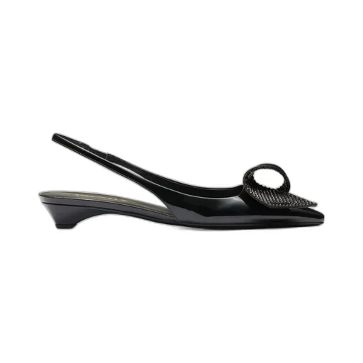 Appliqué-Detailed Pointed-Toe Pumps