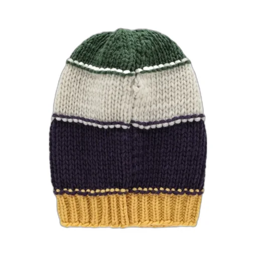 Dome Striped Knitted Hat