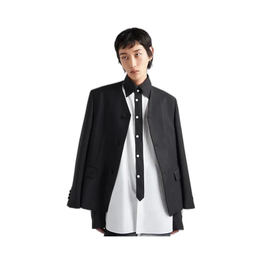 Button Down Straight Hem Shirt
