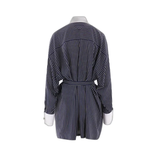 Belted Waist Striped Dress