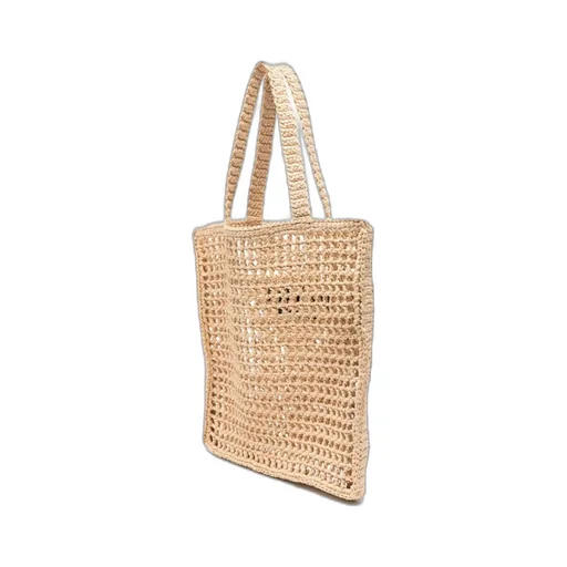 Double-Handle Hollow Handbag