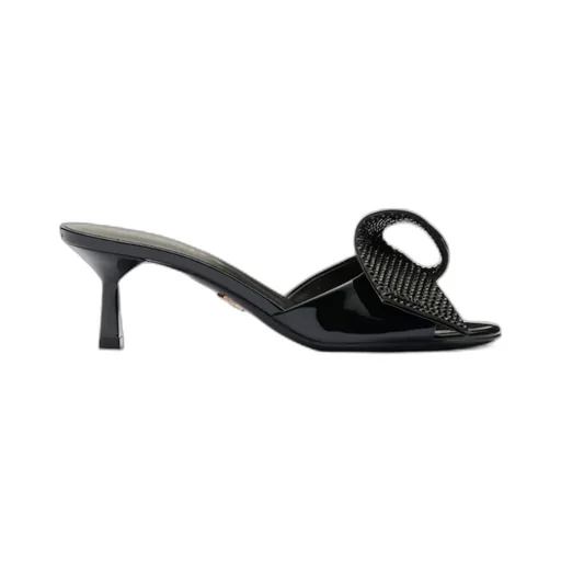 Bow-Detailed Slip-On Sandals